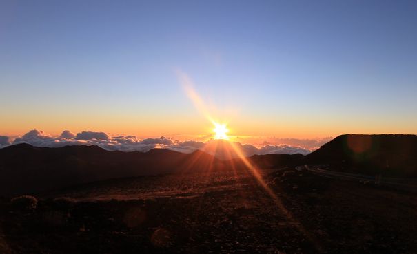 Sunrise at Haleakala National Park, Hawai'i