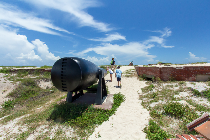 Exploring Dry Tortugas with kids - Fort Jefferson
