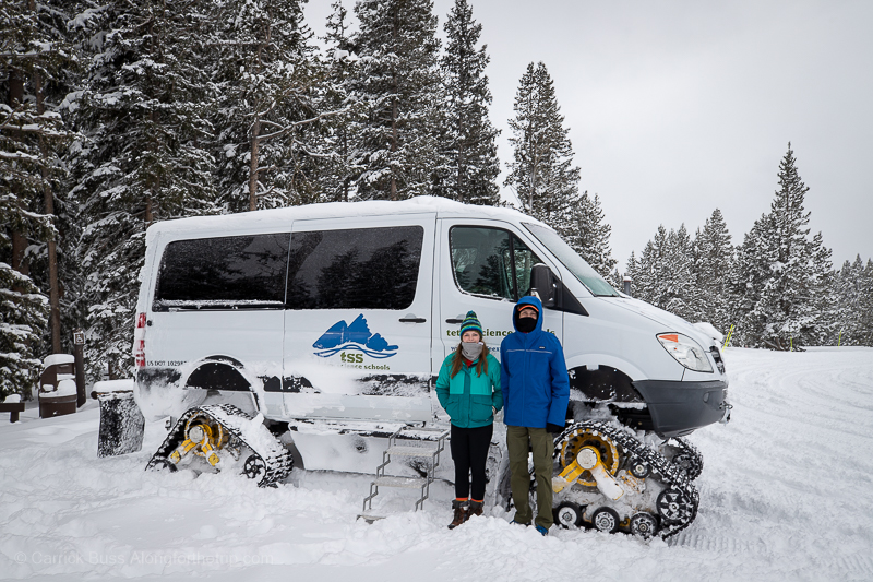 Yellowstone winter tour